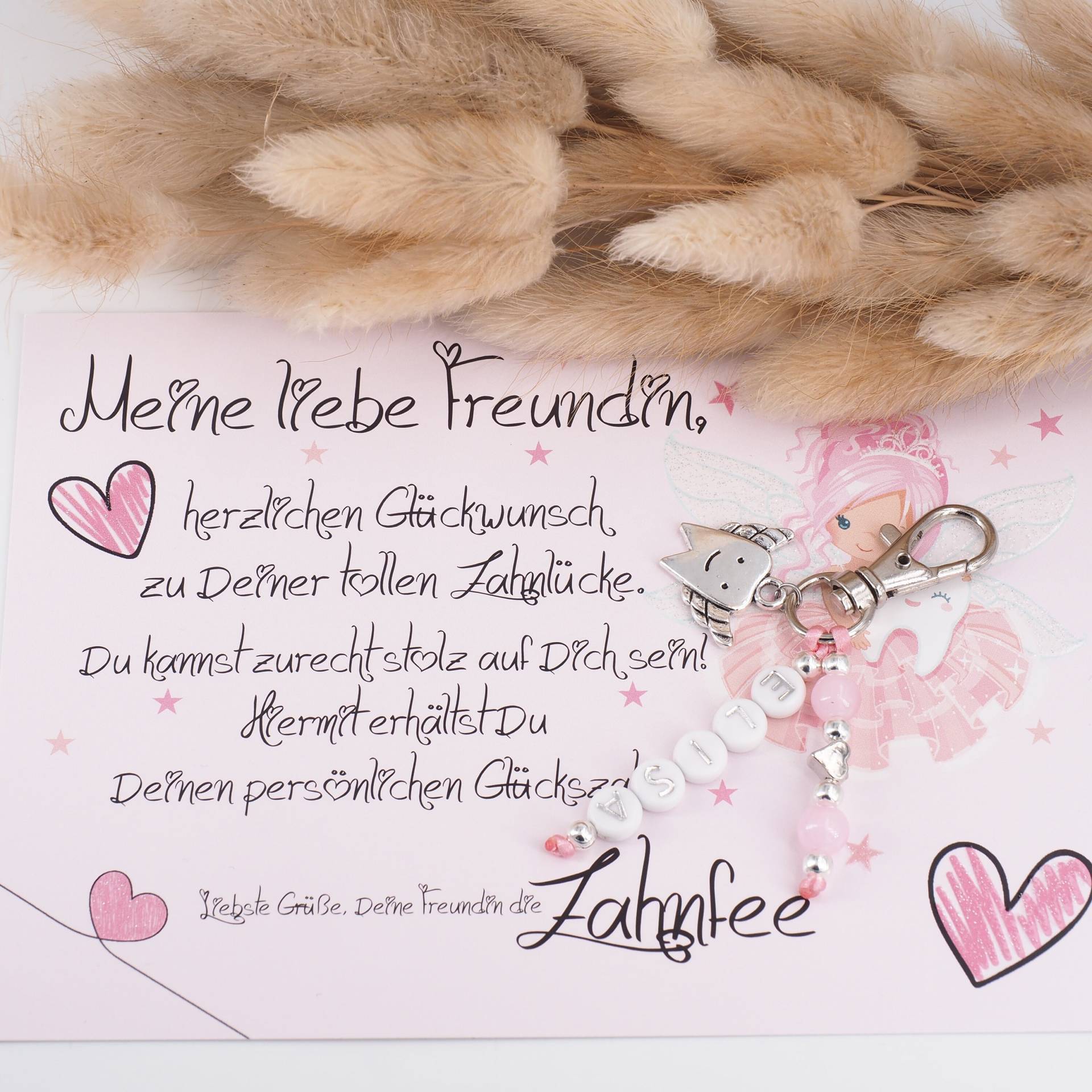 Zahnfee Brief Karte Mit Anhänger Zahn Namen Zahnfee Brief Karte Mit Anhänger Zahn Namen von Etsy - MotzisBunteWelt2014