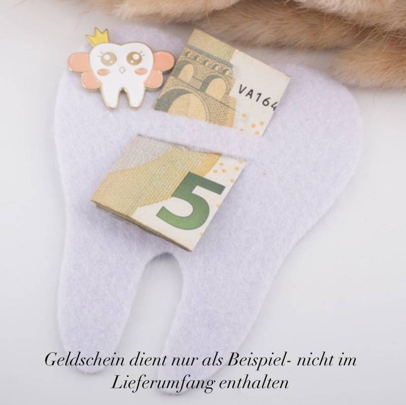 Zahnfee Geldgeschenk Zahn Filz Mit Anstecker von Etsy - MotzisBunteWelt2014