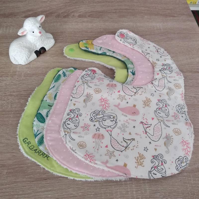 Babylätzchen 0-6 Monate von Etsy - Moutonlaineux