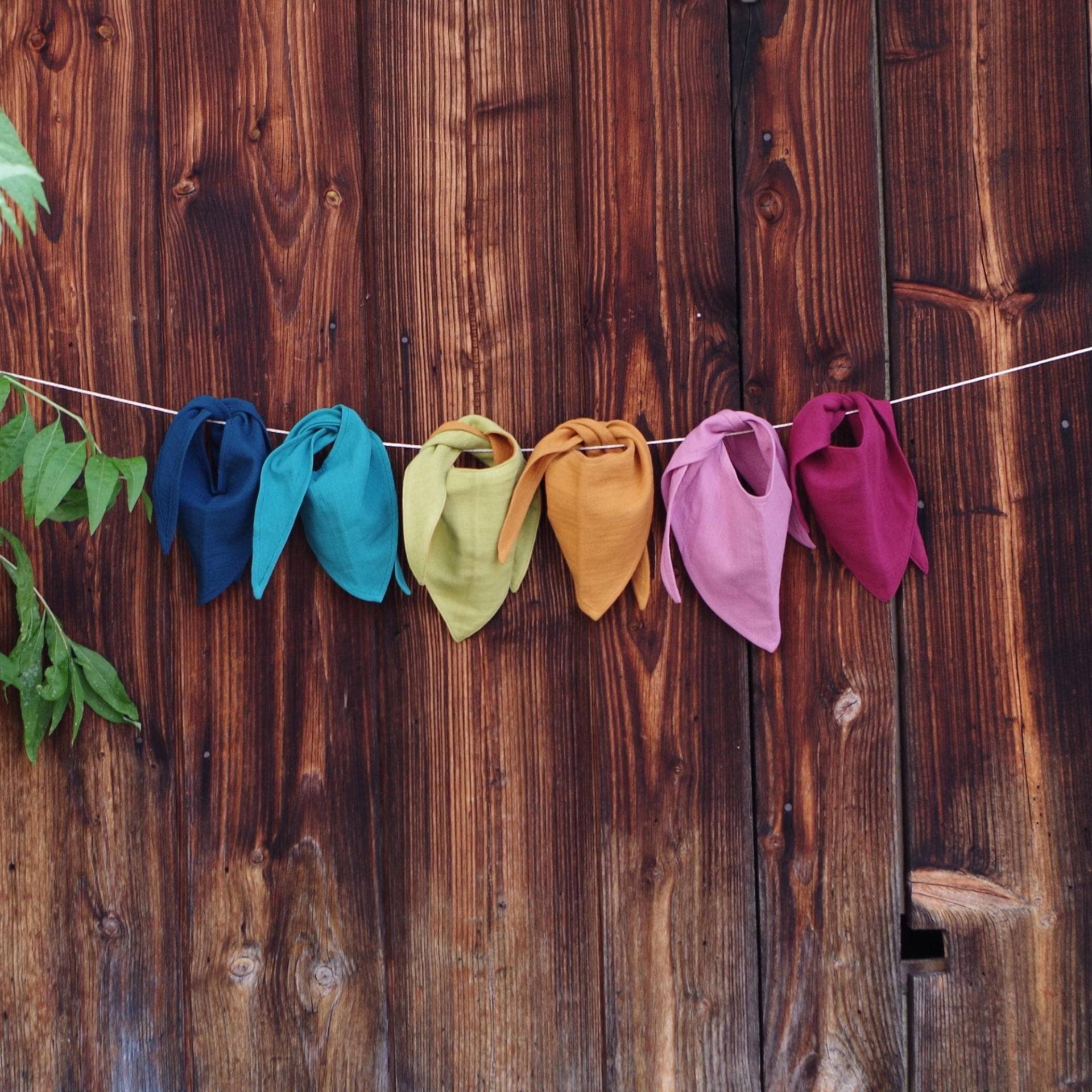 Halstuch, Lätzchen Oder Spucktuch Aus Musselin. Längste Kante 65 cm von Etsy - MumutShop