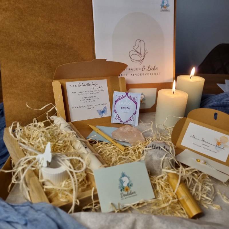 Geschenkbox " Die Doulabox - Vertrauen Und Liebe Nach Fehlgeburt/Kindesverlust" Geschenke & Rituale Für Sternenkindeltern I Fehlgeburt Geschenkbox " Die Doulabox - Vertrauen Und Liebe Nach Fehlgeburt/Kindesverlust" Geschenke & Rituale Für Sternenkindeltern I Fehlgeburt von Etsy - Muttertraenen