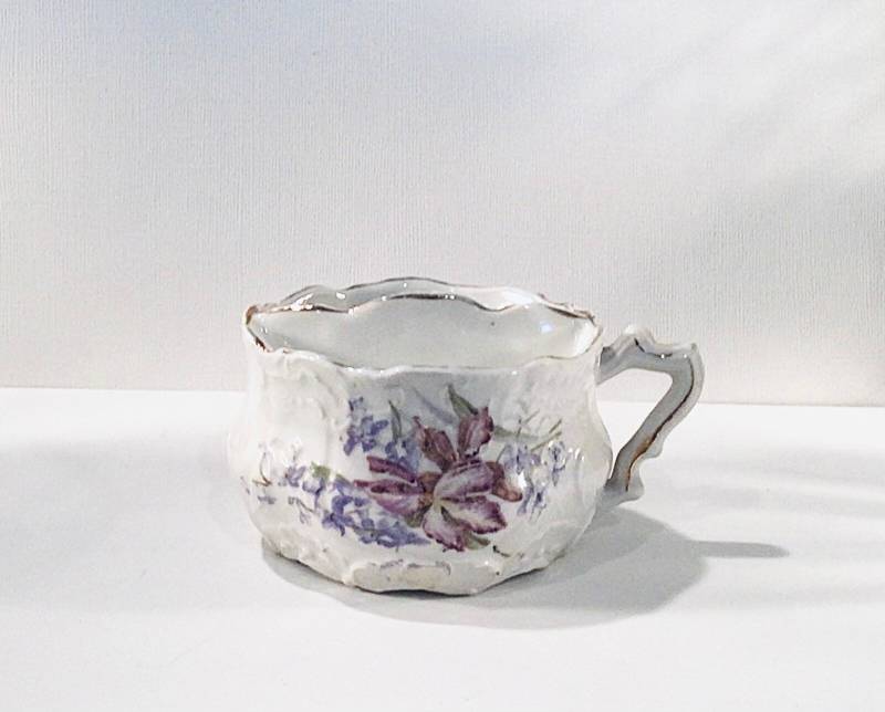 Vintage Kleiner Hockender Blumen Schnurrbart Rasierbecher - Geschenk von Etsy - MyClassiCupboard