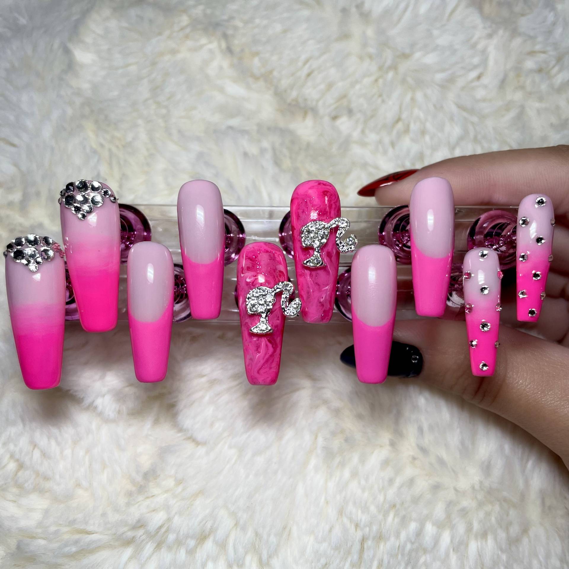 Barbie-Press-On-Nägel Barbie-Press-On-Nägel von Etsy - MyLaLaNails