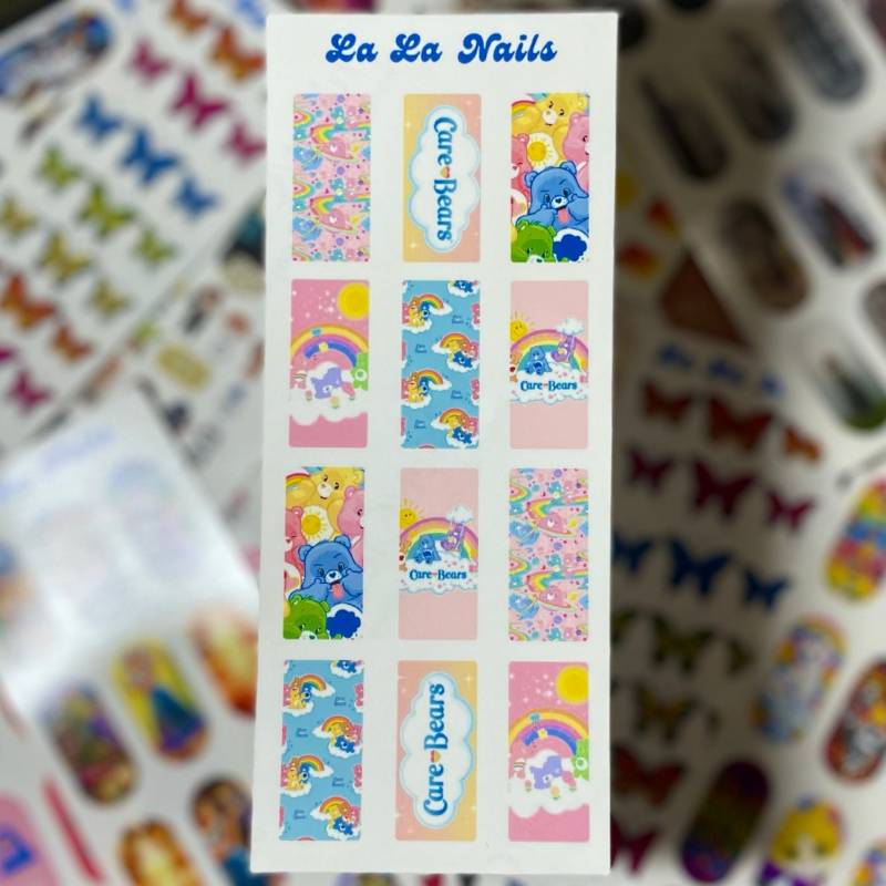 Care Bears Nail Aufkleber/Wasserrutschen von Etsy - MyLaLaNails