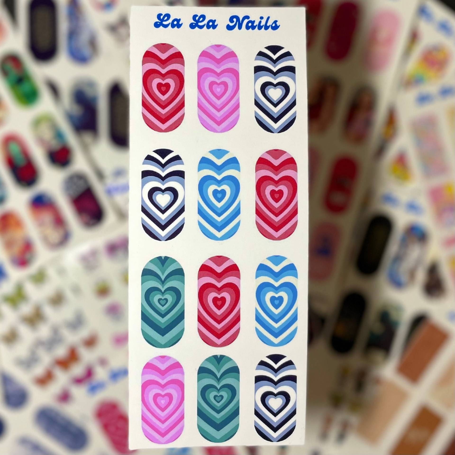 Powerpuff Herzen Nagelaufkleber/Wasserrutschaufkleber Powerpuff Herzen Nagelaufkleber/Wasserrutschaufkleber von Etsy - MyLaLaNails