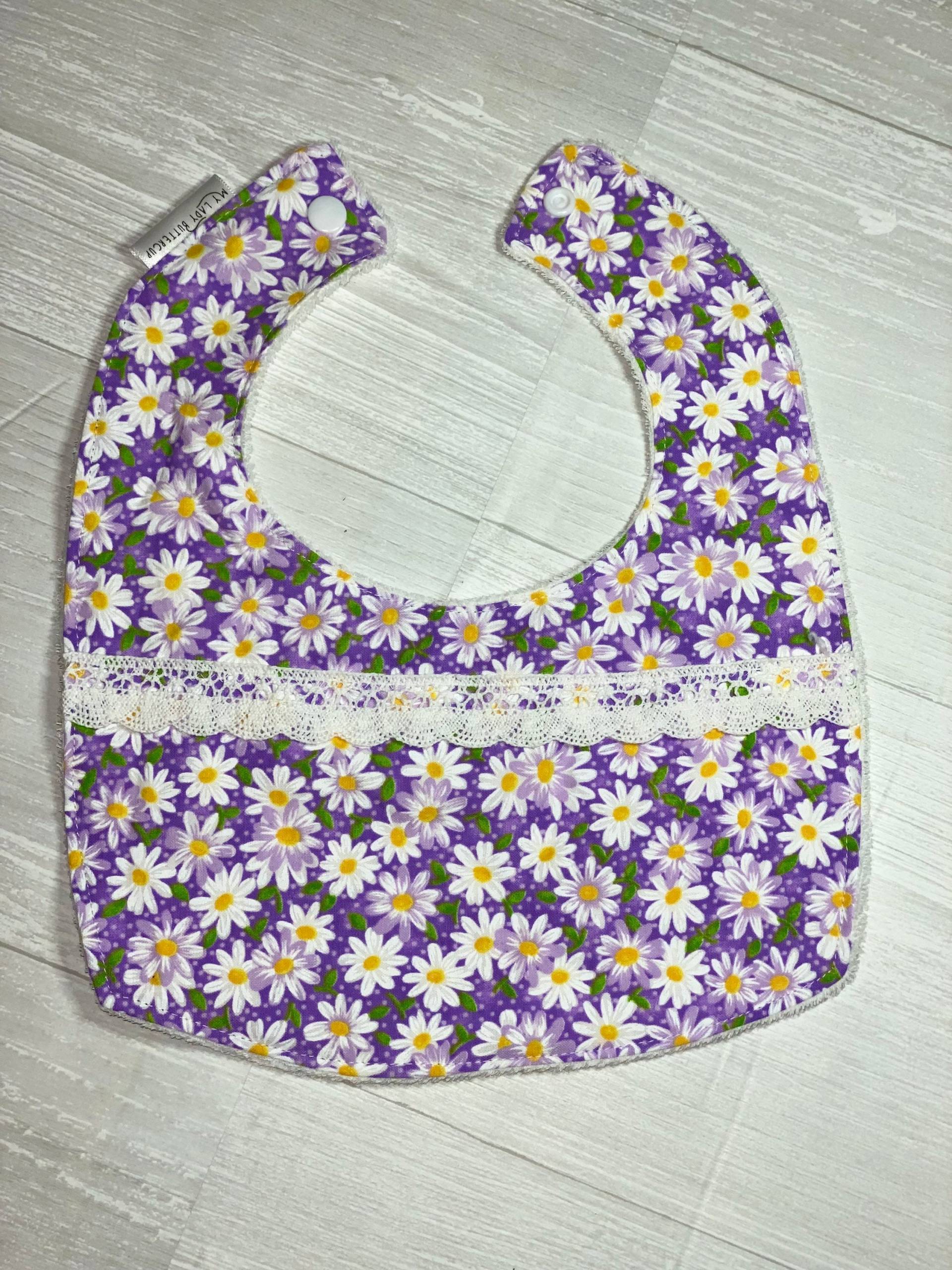 Lavendel Daisy Bib Lavendel Daisy Bib von Etsy - MyLadyButtercup