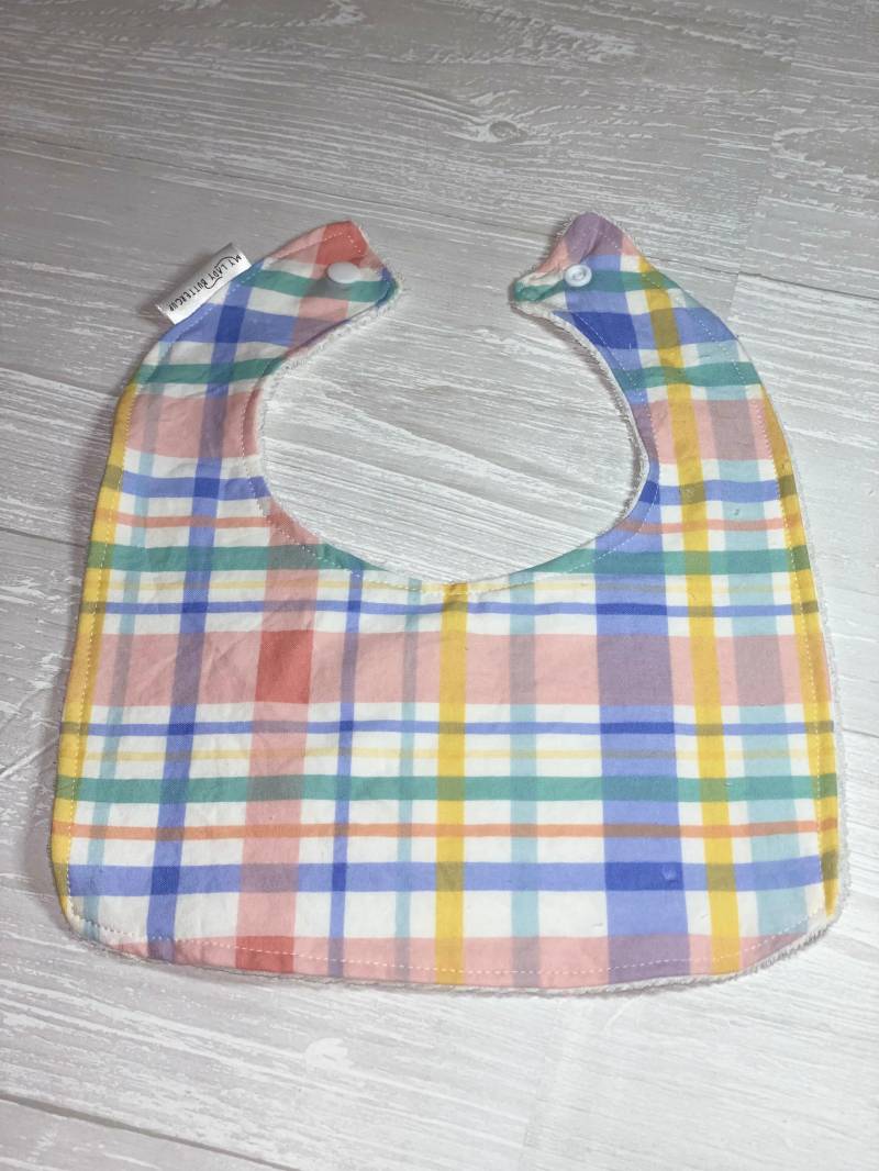 Pastell Kariertes Bib von Etsy - MyLadyButtercup