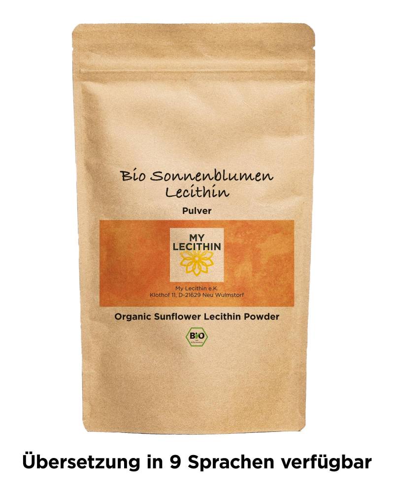 Organic Sunflower Lecithin | Pure High Bioavailability Quality From Germany Vegan 250Gr von Etsy - MyLecitin