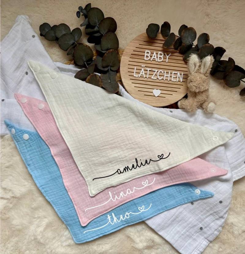 Halstuch/Lätzchen Baby Personalisiertes Halstuch/ Dreieckstuch Personalisierte Geschenke Schwangerschaft Geburt Individuell von Etsy - MyLittleBodies