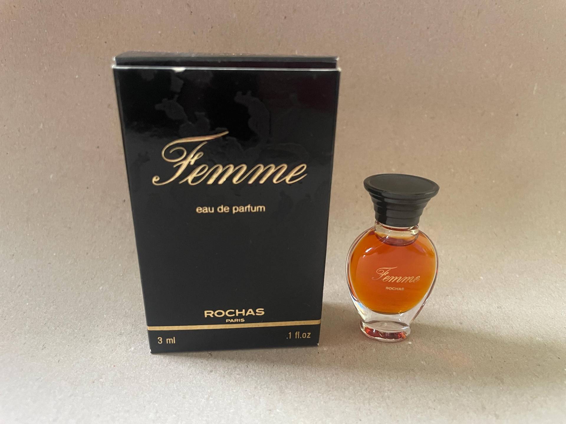 Rochas Femme Vintage Mini Parfüm Flasche 0, 1 Oz 3 Ml Eau De Parfum Miniature von Etsy - MyLittleScents