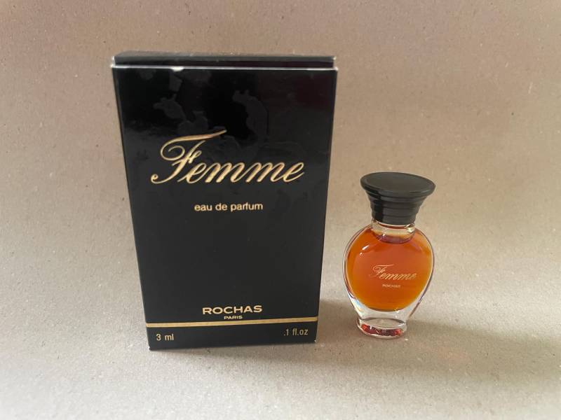 Rochas Femme Vintage Mini Parfüm Flasche 0, 1 Oz 3 Ml Eau De Parfum Miniature von Etsy - MyLittleScents