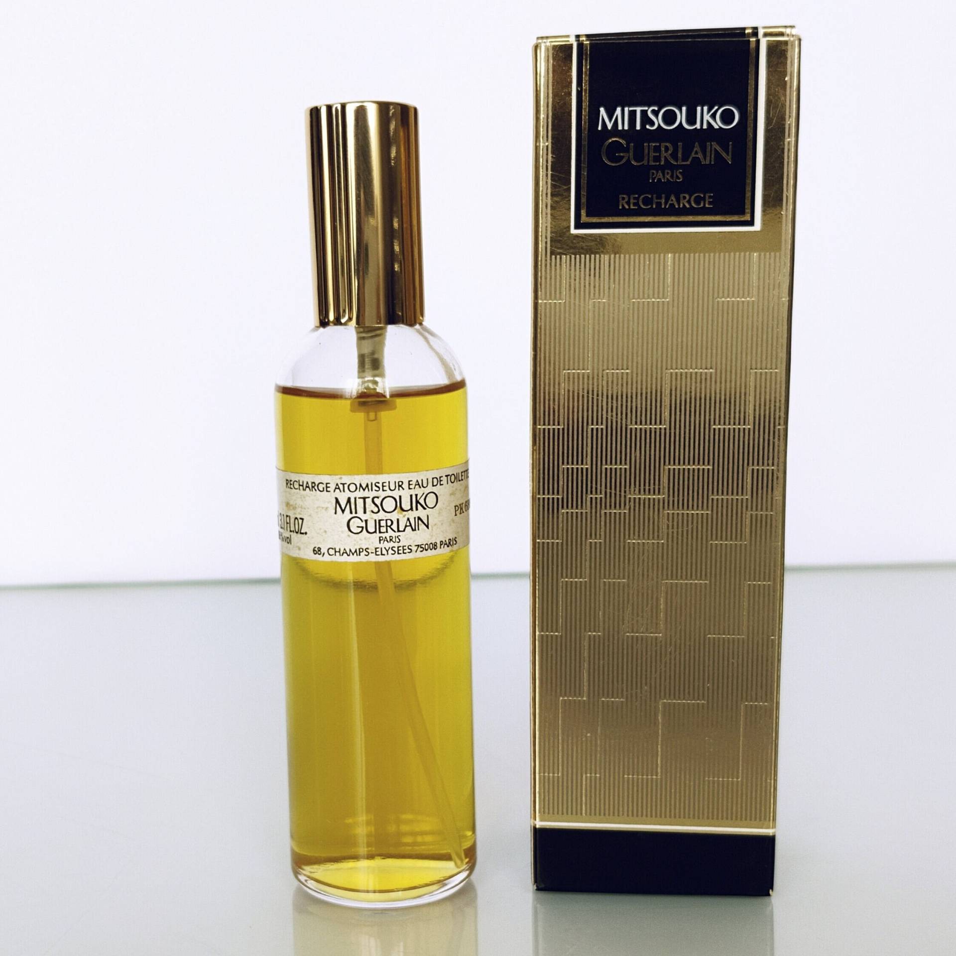 Mitsouko Guerlain | 1983 Eau De Toilette 93 Ml Natural Spray Refill Vintage Gold Zig Zag Box. Originalverpackt Mitsouko Guerlain | 1983 Eau De Toilette 93 Ml Natural Spray Refill Vintage Gold Zig Zag Box. Originalverpackt von Etsy - MyVintageGadgets
