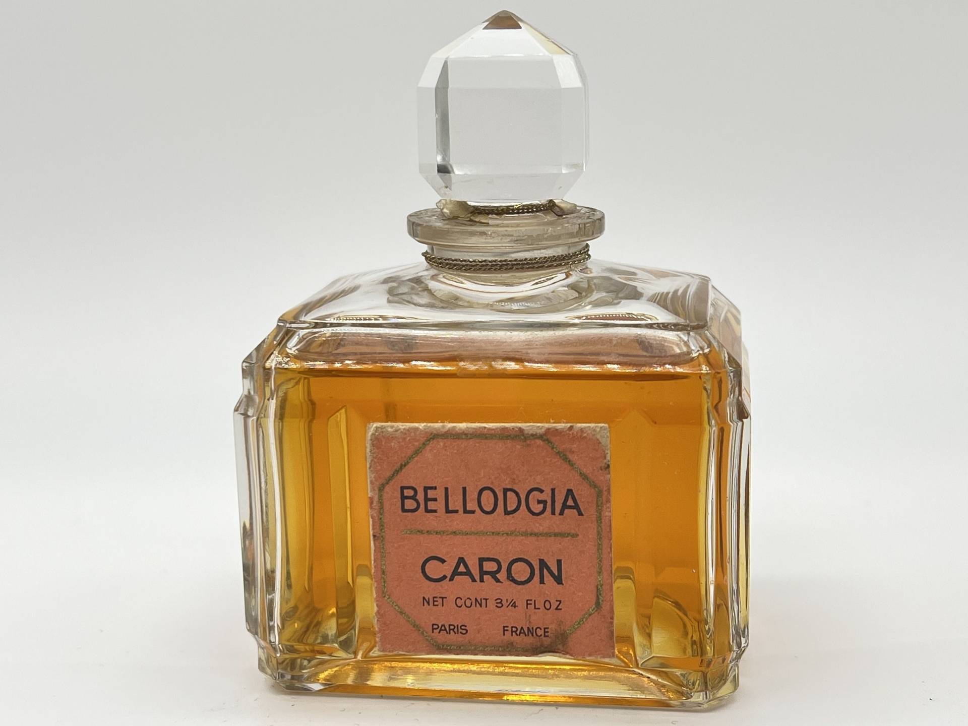 Vintage "Bellodgia" | 1927 Caron Pure Parfum/Extrait 96 Ml/3.25 Us.fl.oz. Hervorragende Baccarat-Kristallflasche, Die Ohne Box Verkauft Wird von Etsy - MyVintageGadgets