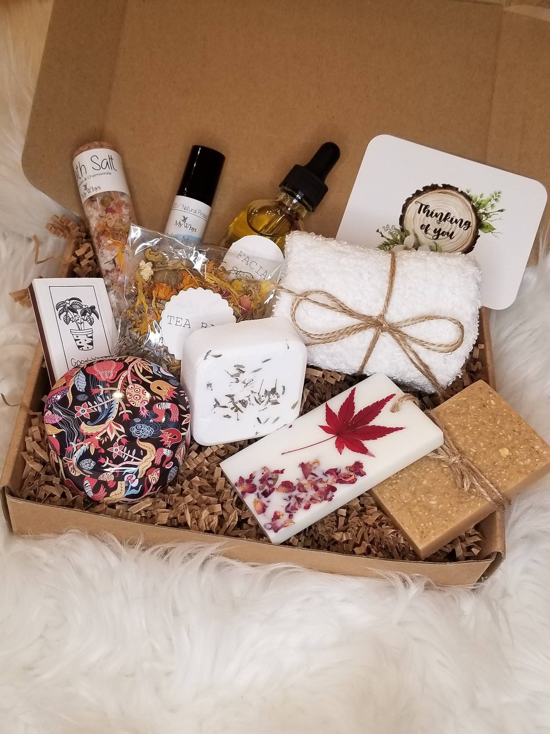 Ganz Natürliches Spa-Bundle, Spa-Geschenkbox, Thinking Of You Pflegepaket, Senden Sie Einen Verwöhnkorb, Umarmung in Einer Box, Bade - Und Beauty-Kit Ganz Natürliches Spa-Bundle, Spa-Geschenkbox, Thinking Of You Pflegepaket, Senden Sie Einen Verwöhnkorb, Umarmung in Einer Box, Bade - Und Beauty-Kit von Etsy - MyWhys