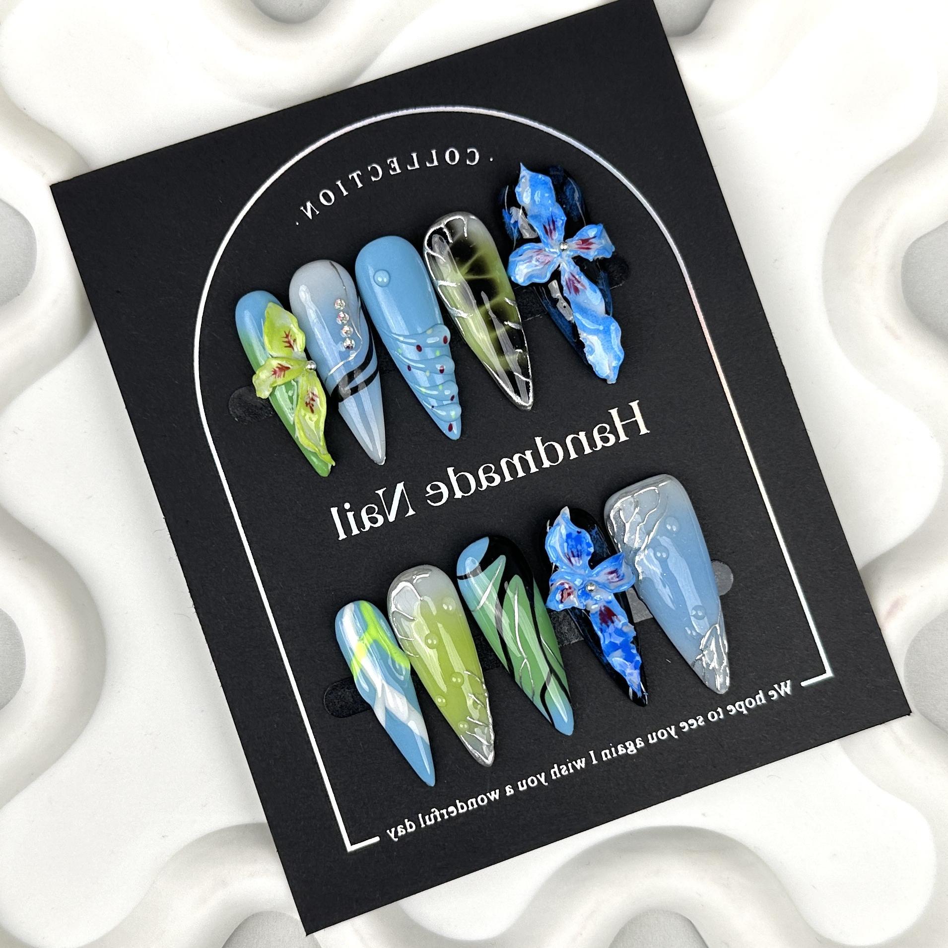 3D Flower Hand Made Press On Nails, Gel Fake Cute Fun Coquette Premium Handmade Nail Designs, Gift For Her 3D Flower Hand Made Press On Nails, Gel Fake Cute Fun Coquette Premium Handmade Nail Designs, Gift For Her von Etsy - MystCharms