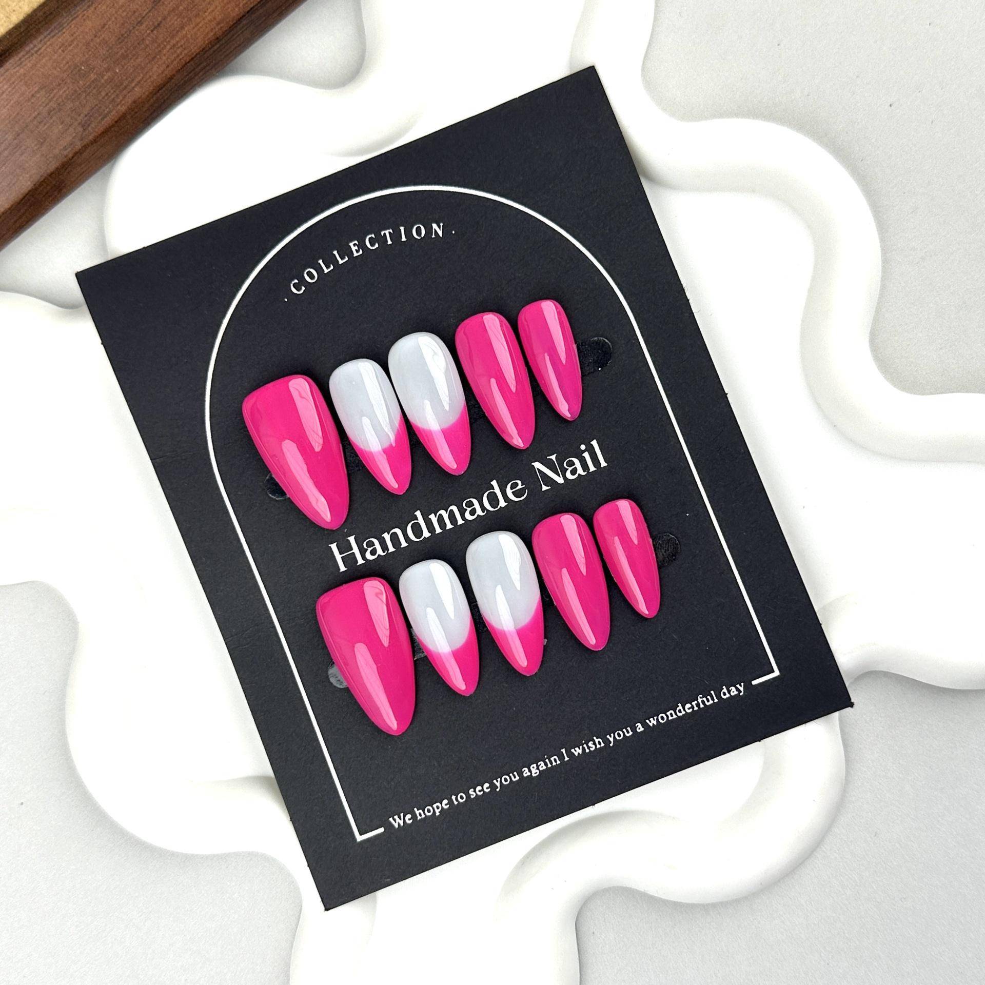 Hot Pink Press On Nails | Handmade Ombre & Solid Nail Set Barbiecore Bright Summer Hot Pink Press On Nails | Handmade Ombre & Solid Nail Set Barbiecore Bright Summer von Etsy - MystCharms