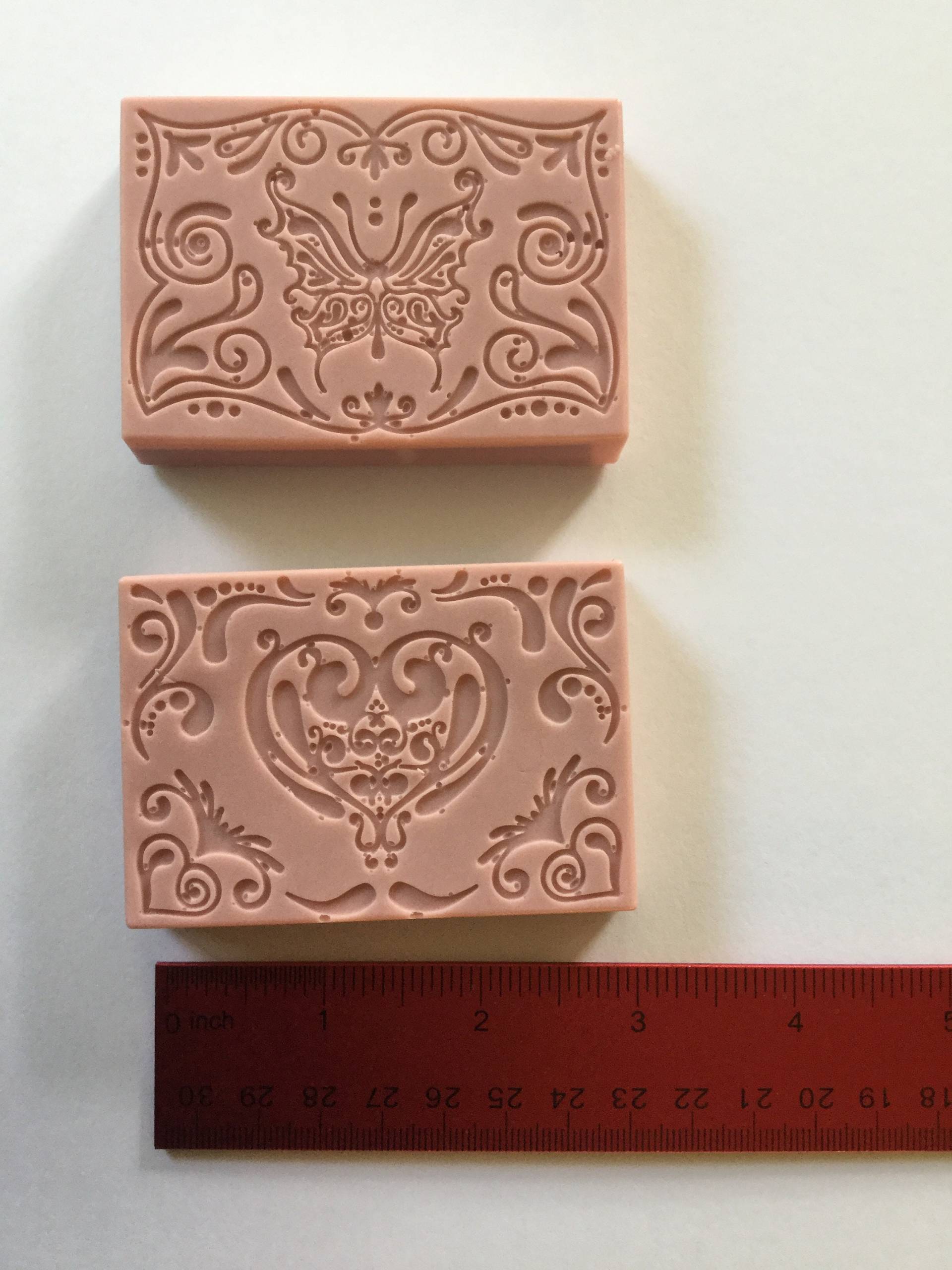 Set Von 2 Vanille Granatapfel Schmetterling & Design Sheabutter Handgefertigte Seifen von Etsy - MysticMerchantGifts