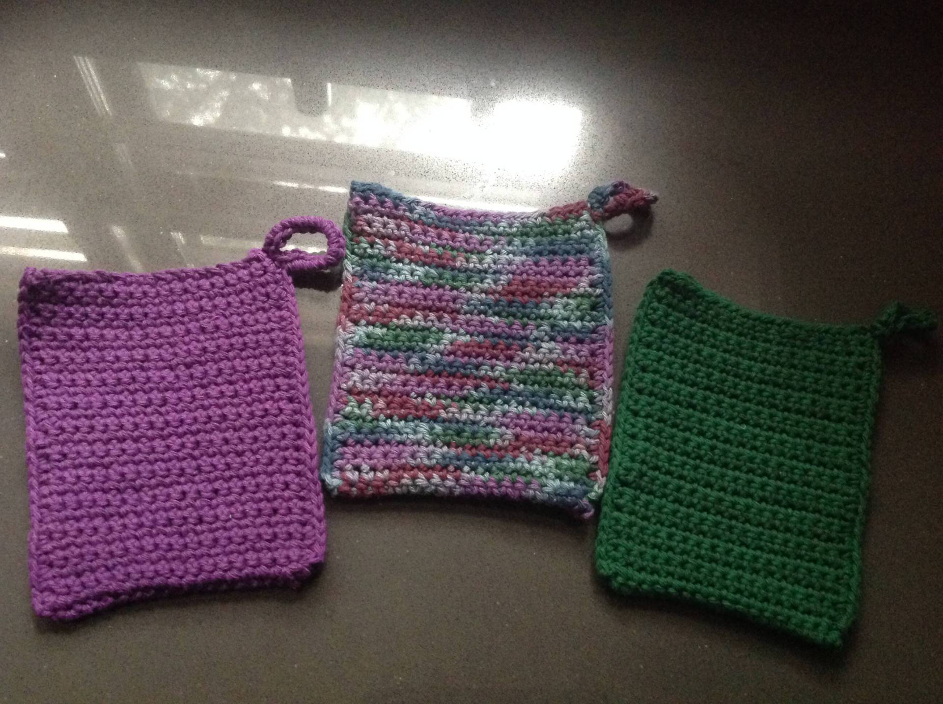 Gehäkelte Duschhandschuhe 3Er Set Von Mwc von Etsy - Mywaycrochet