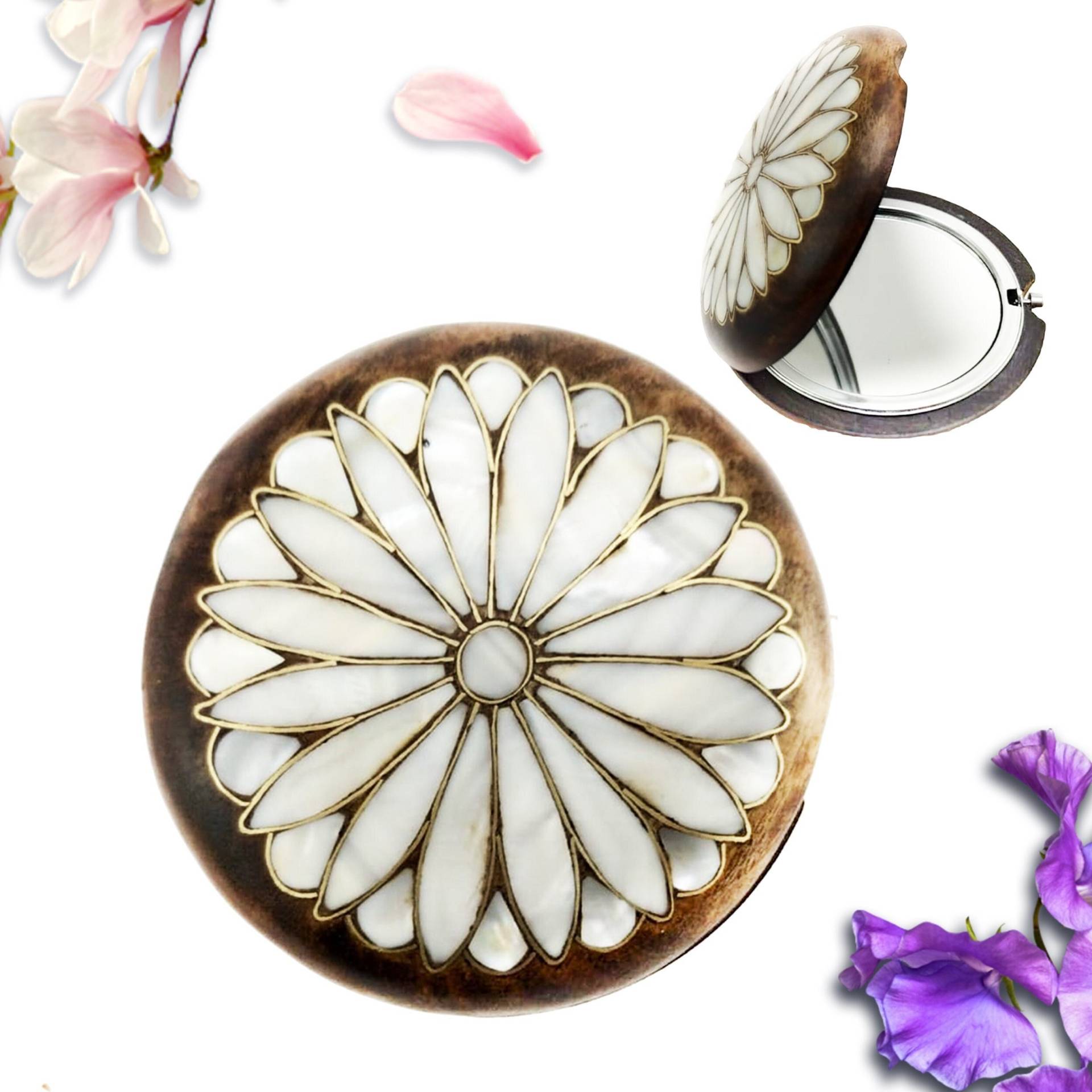 Holz Spiegel Tragbar, Valentinstag Geschenk Für Sie, Frau, Mädchen, Mutter, Make-Up Handspiegel, Handtasche, Vergrößern, Kompakt Holz Spiegel Tragbar, Valentinstag Geschenk Für Sie, Frau, Mädchen, Mutter, Make-Up Handspiegel, Handtasche, Vergrößern, Kompakt von Etsy - NBGiftArt