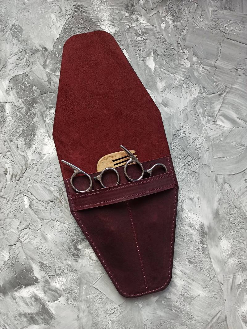 Friseurscheren Etui, Scheren Personalisierte Schere Geschenk, Friseur Etui, Echtes Leder, Scherentasche Aus Leder von Etsy - NEworkshopUA