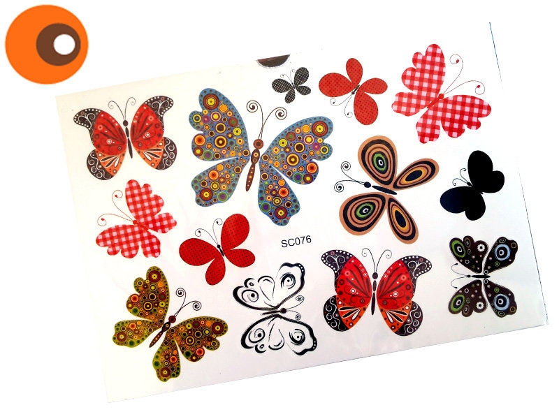 Temporary Tattoo - Schmetterlinge 02 Temporary Tattoo - Schmetterlinge 02 von Etsy - NIKOde