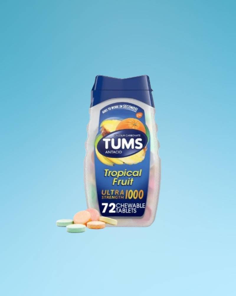 Tums Antacid Tropical Fruit - 72 Chewable Tablets Ultra Strength 1000 Mg Acid Relief & Heartburn Treatment Tums Antacid Tropical Fruit - 72 Chewable Tablets Ultra Strength 1000 Mg Acid Relief & Heartburn Treatment von Etsy - NMN1000