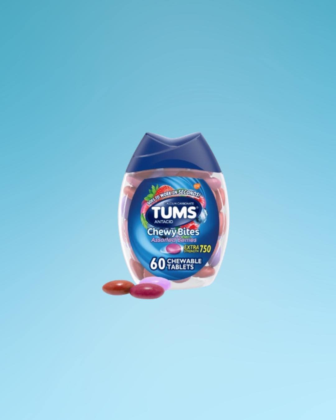Tums Chewy Bites Antacid - Assorted Berries, 60 Count Chewable Heartburn & Acid Indigestion Relief Tums Chewy Bites Antacid - Assorted Berries, 60 Count Chewable Heartburn & Acid Indigestion Relief von Etsy - NMN1000