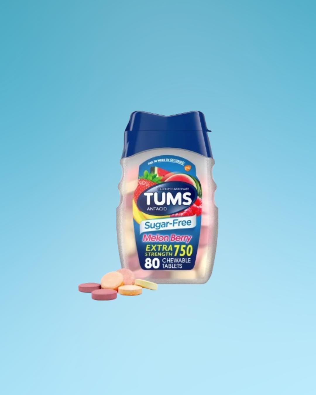 Tums Extra Strength Sugar-Free Antacid - Melon Berry Chewable Tablets, 80 Count Fast Heartburn Relief Tums Extra Strength Sugar-Free Antacid - Melon Berry Chewable Tablets, 80 Count Fast Heartburn Relief von Etsy - NMN1000