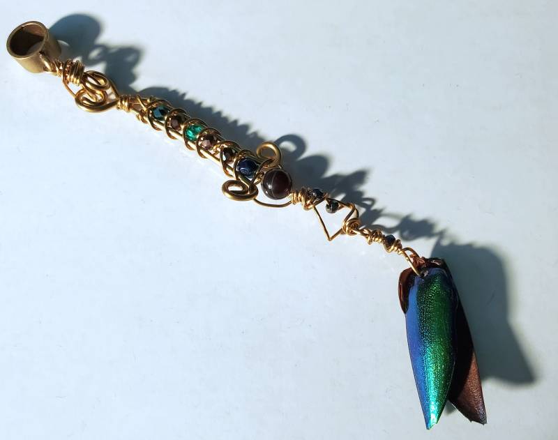 Dread Perle - Dark Forest Grüne Insekt Flügel Großes Loch Schmuck Für Dreadlocks & Zöpfe Wird Einzeln Verkauft Messing Festival Beads Dread Perle - Dark Forest Grüne Insekt Flügel Großes Loch Schmuck Für Dreadlocks & Zöpfe Wird Einzeln Verkauft Messing Festival Beads von Etsy - NVCL3ARBVTT3RFLY