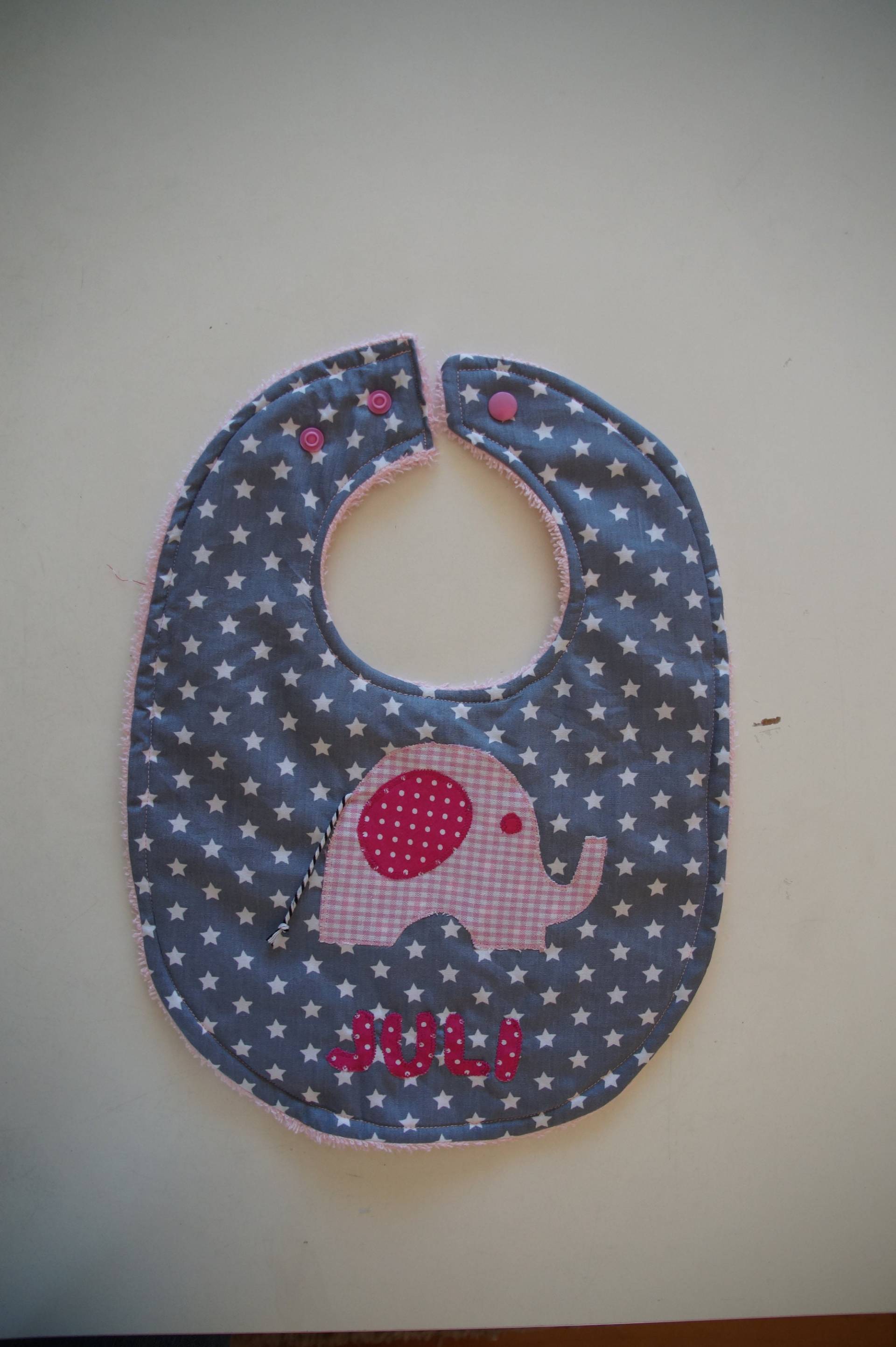 Babylatz Elefant Mit Name Babylatz Elefant Mit Name von Etsy - Naehoase