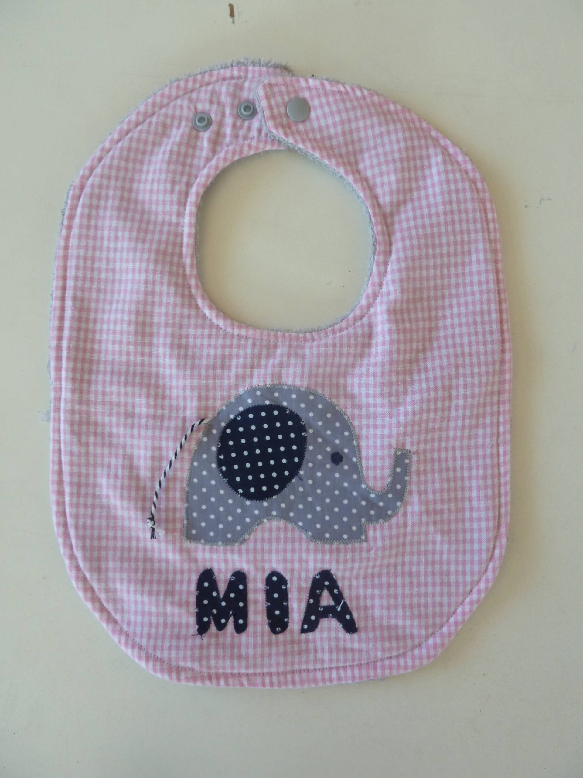 Babylatz Elefant Mit Name Babylatz Elefant Mit Name von Etsy - Naehoase