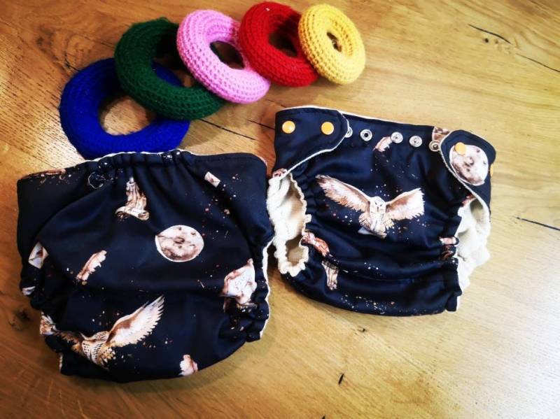 Wollüberhose, Stoffwindel, Wollwindel - Merinowolle Eule von Etsy - Naehppies