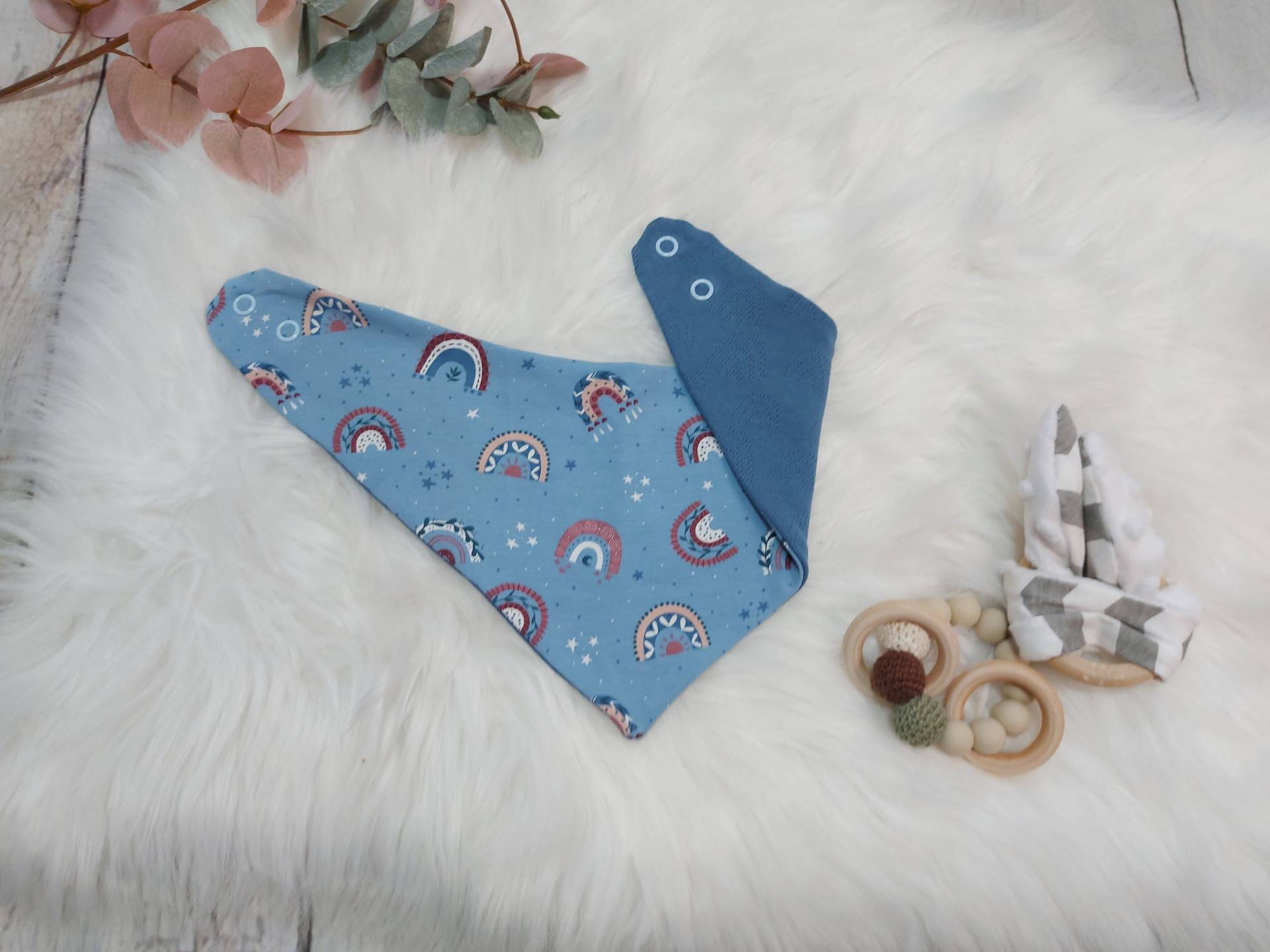 Halstuch, Regenbogen Hellblau, Bis 2 Jahre Halstuch, Regenbogen Hellblau, Bis 2 Jahre von Etsy - NaehtanteChristina