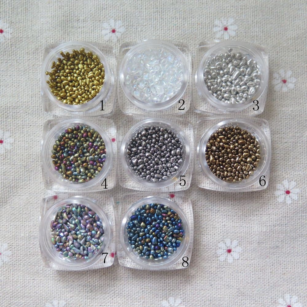 1 Glas 3D Ca. 3G/Nail Art Mini Überzogene Glassteine Dekoration Tiny Deco 1 Glas 3D Ca. 3G/Nail Art Mini Überzogene Glassteine Dekoration Tiny Deco von Etsy - NailAngel2019