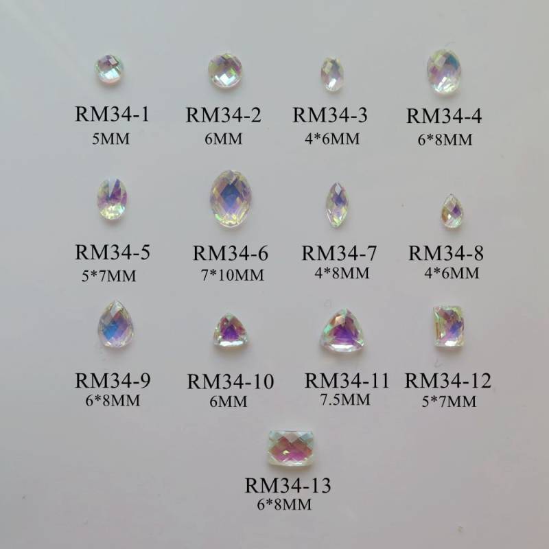 100 Stück/Tasche Nail Art Crystal Ab Resin Strass Pferd-Auge Rund Rechteck Oval Tropfen 100 Stück/Tasche Nail Art Crystal Ab Resin Strass Pferd-Auge Rund Rechteck Oval Tropfen von Etsy - NailAngel2019