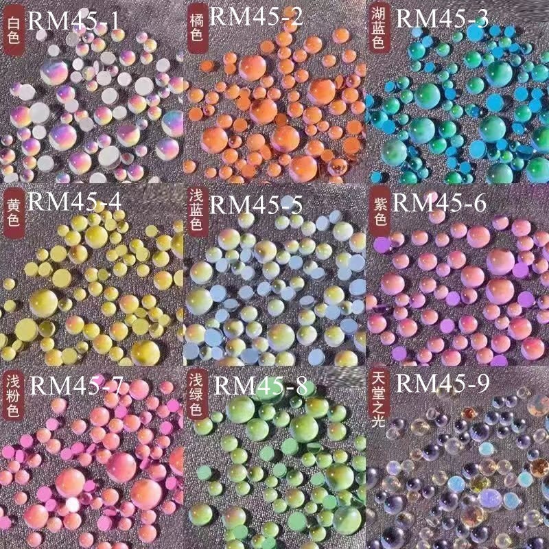 100Pcs/Jar Mixed-Size Nail Art Halbe Kugel Form Strass Perlen Nagel Kunst Dekoration Rm45 100Pcs/Jar Mixed-Size Nail Art Halbe Kugel Form Strass Perlen Nagel Kunst Dekoration Rm45 von Etsy - NailAngel2019