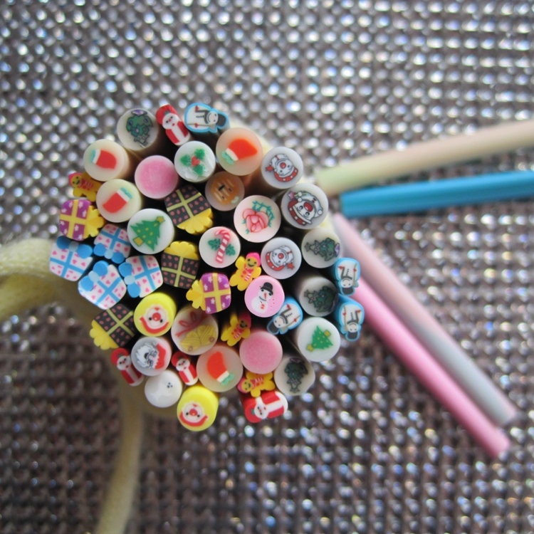 100Pcs/Tasche 5mm Gemischt Schöne Weihnachtsform Clay Cane Fancy Nail Art Polymer 100Pcs/Tasche 5mm Gemischt Schöne Weihnachtsform Clay Cane Fancy Nail Art Polymer von Etsy - NailAngel2019