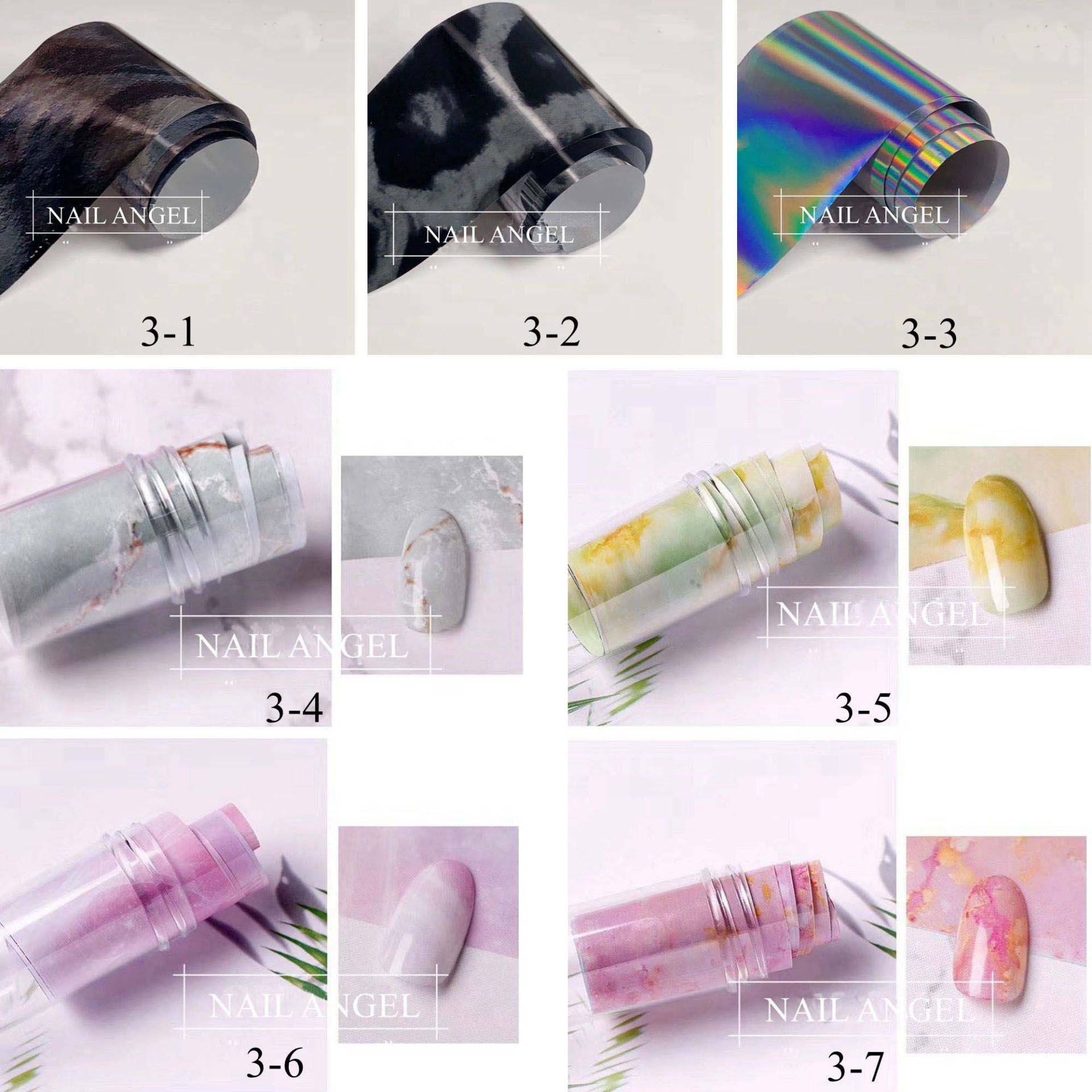 1Bottle Verschiedene Farben Nail Art Folien Transfer Stciker Sticker 4cm1M in Plastikflasche 3 1Bottle Verschiedene Farben Nail Art Folien Transfer Stciker Sticker 4cm1M in Plastikflasche 3 von Etsy - NailAngel2019