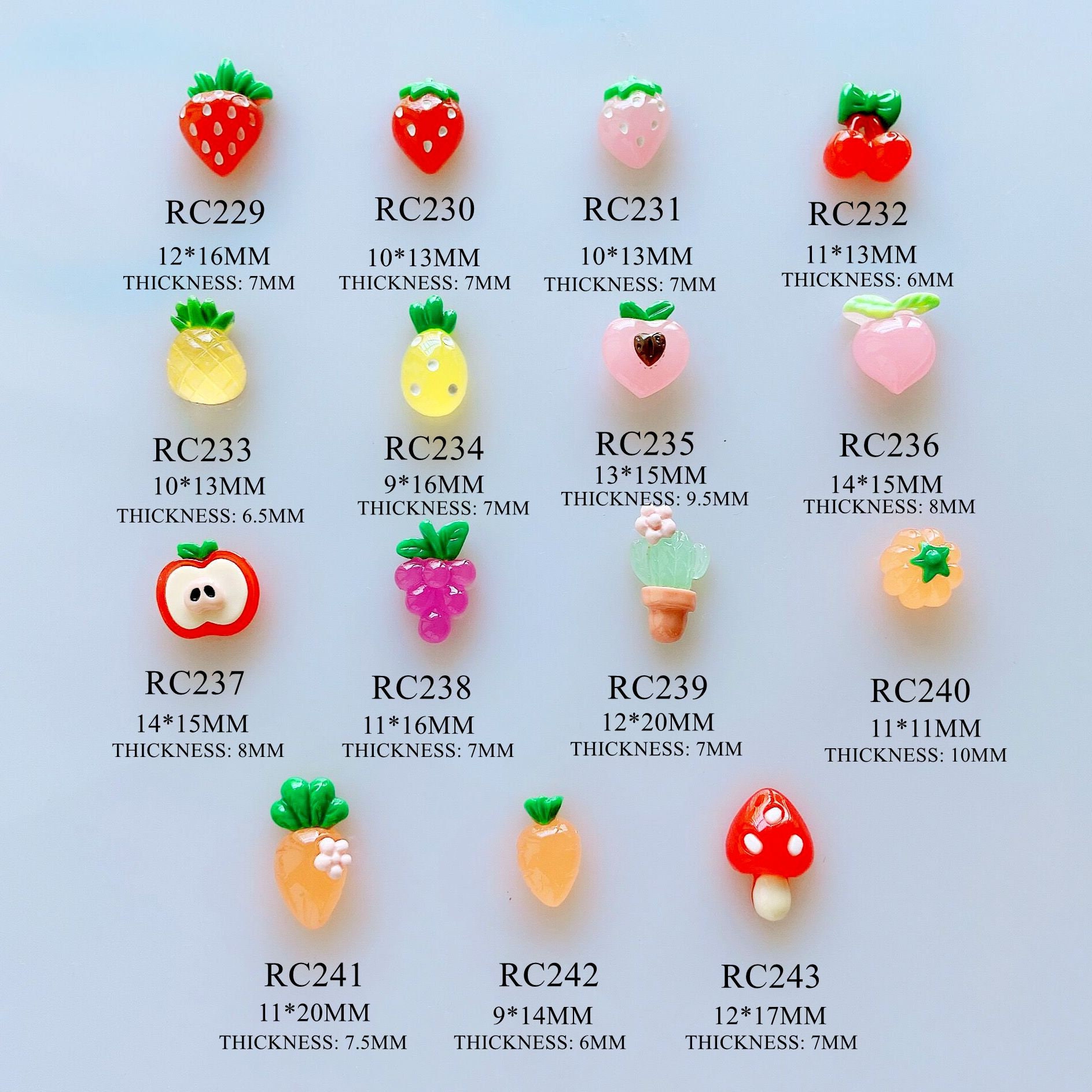 30 Stück/Tasche Cartoon Nail Art Big Size Obst Dekoration Erdbeer Pfirsich Ananas Apfel Deko Rc229-243 30 Stück/Tasche Cartoon Nail Art Big Size Obst Dekoration Erdbeer Pfirsich Ananas Apfel Deko Rc229-243 von Etsy - NailAngel2019
