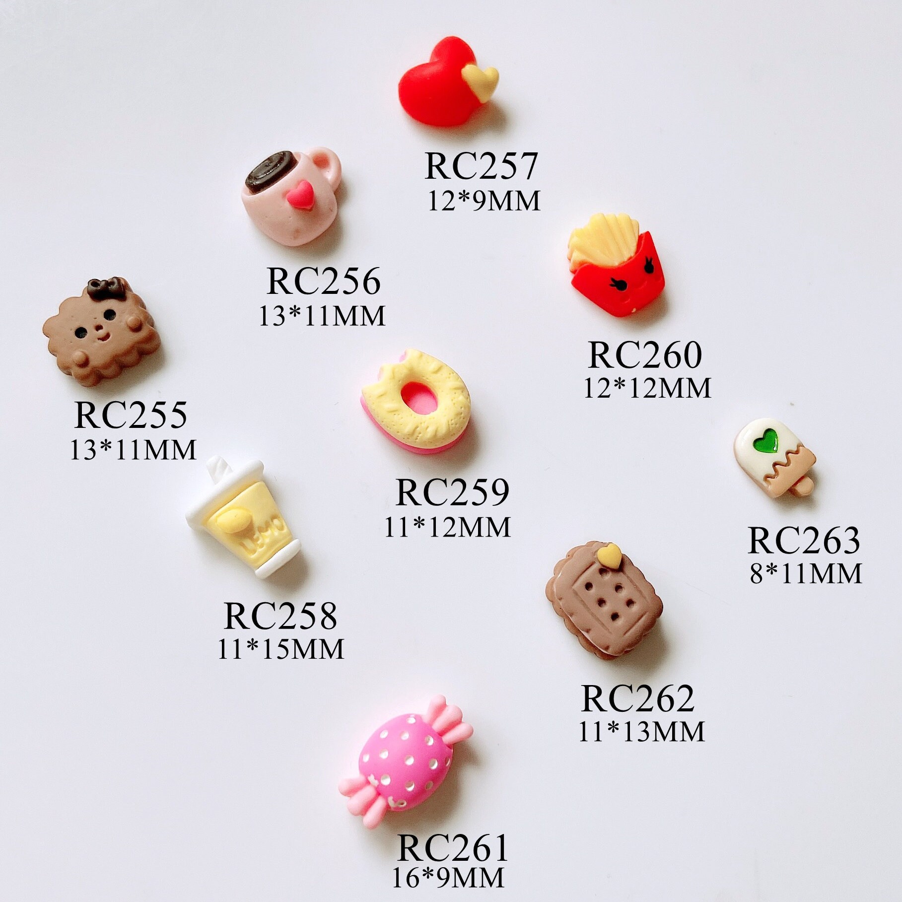 30 Stück/Tasche Cartoon Popsicle Donut Tasse Herz Cookie Deko Resin Nail Art Dekoration Nagel Diy Deco Rc255-263 30 Stück/Tasche Cartoon Popsicle Donut Tasse Herz Cookie Deko Resin Nail Art Dekoration Nagel Diy Deco Rc255-263 von Etsy - NailAngel2019