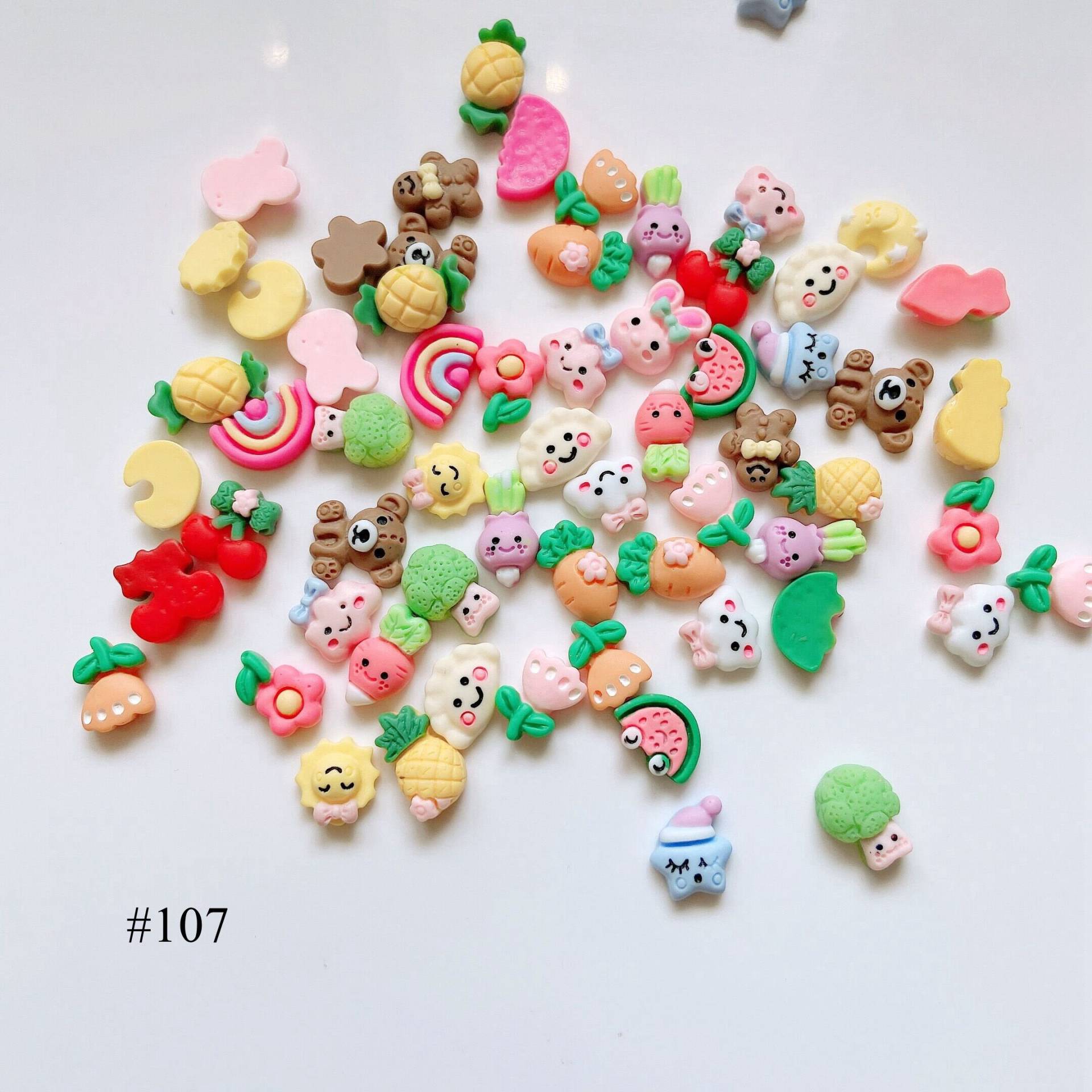 30Pcs/Tasche Cartoon Wolke Bär Blume Sonne Ananas Mond Regenbogen Deco Harz Nagel Kunst Dekoration Diy 30Pcs/Tasche Cartoon Wolke Bär Blume Sonne Ananas Mond Regenbogen Deco Harz Nagel Kunst Dekoration Diy von Etsy - NailAngel2019