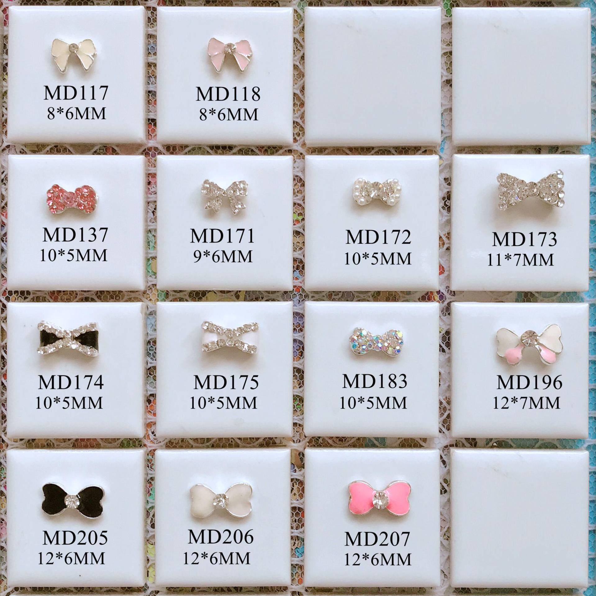 5 Stück Ausgefallene Metall 3D Charms Metalldekoration Mit Strass Bogen Perlen Und Nailart Dekoration Handy von Etsy - NailAngel2019