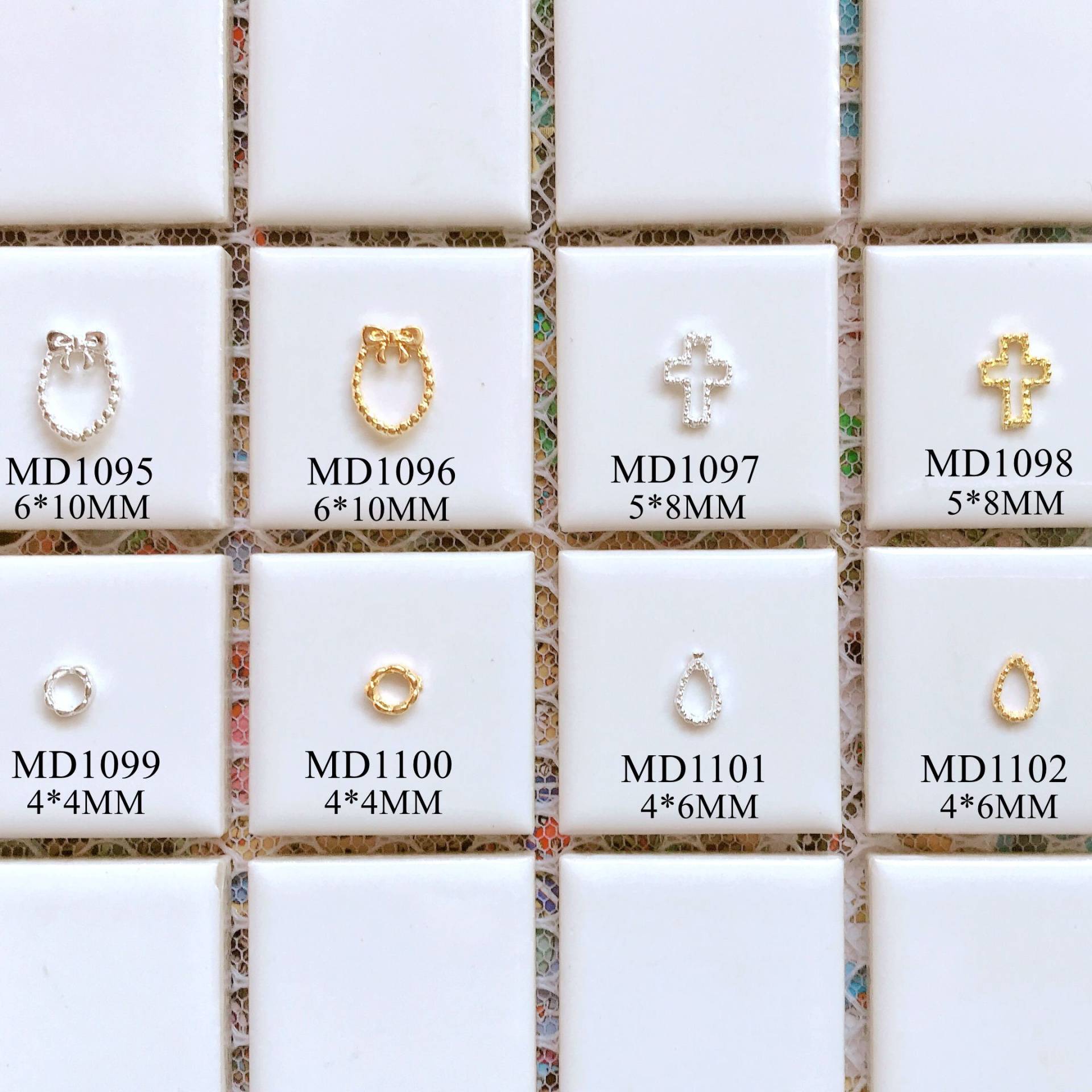 5Pcs Metall 3D Charms Dekoration Drop Cross Kreis Deco Nagel Kunst Diy Zubehör von Etsy - NailAngel2019