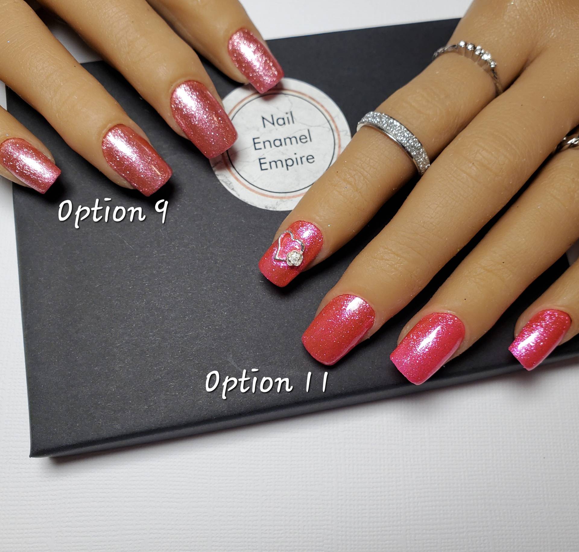 Platinum Princess Kollektion | Bling Nägel Glitzernägel Glitzer Drücken Sie Auf Die Künstliche Falsche Platin von Etsy - NailEnamelEmpire