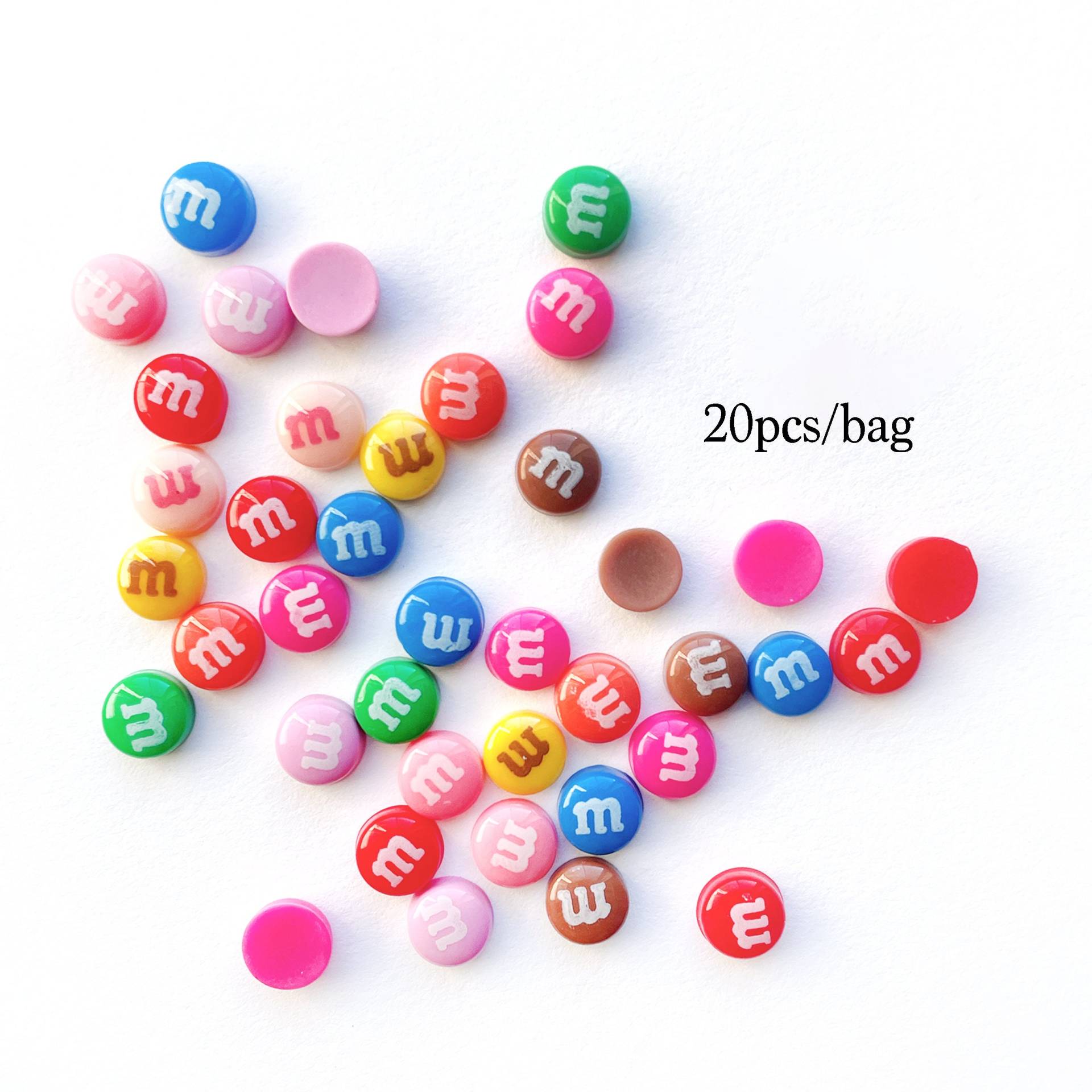 20 Stück Mm Bunte Bohnen Nail Cabochons Zufällig Gemischte Farben | Flachrücken Nagel Charms 20 Stück Mm Bunte Bohnen Nail Cabochons Zufällig Gemischte Farben | Flachrücken Nagel Charms von Etsy - NailQueenNYC