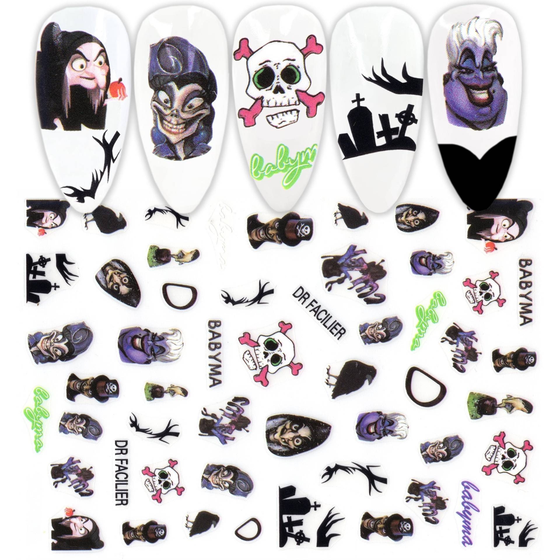 Bad Queen Squad Nail Art Sticker von Etsy - NailQueenNYC