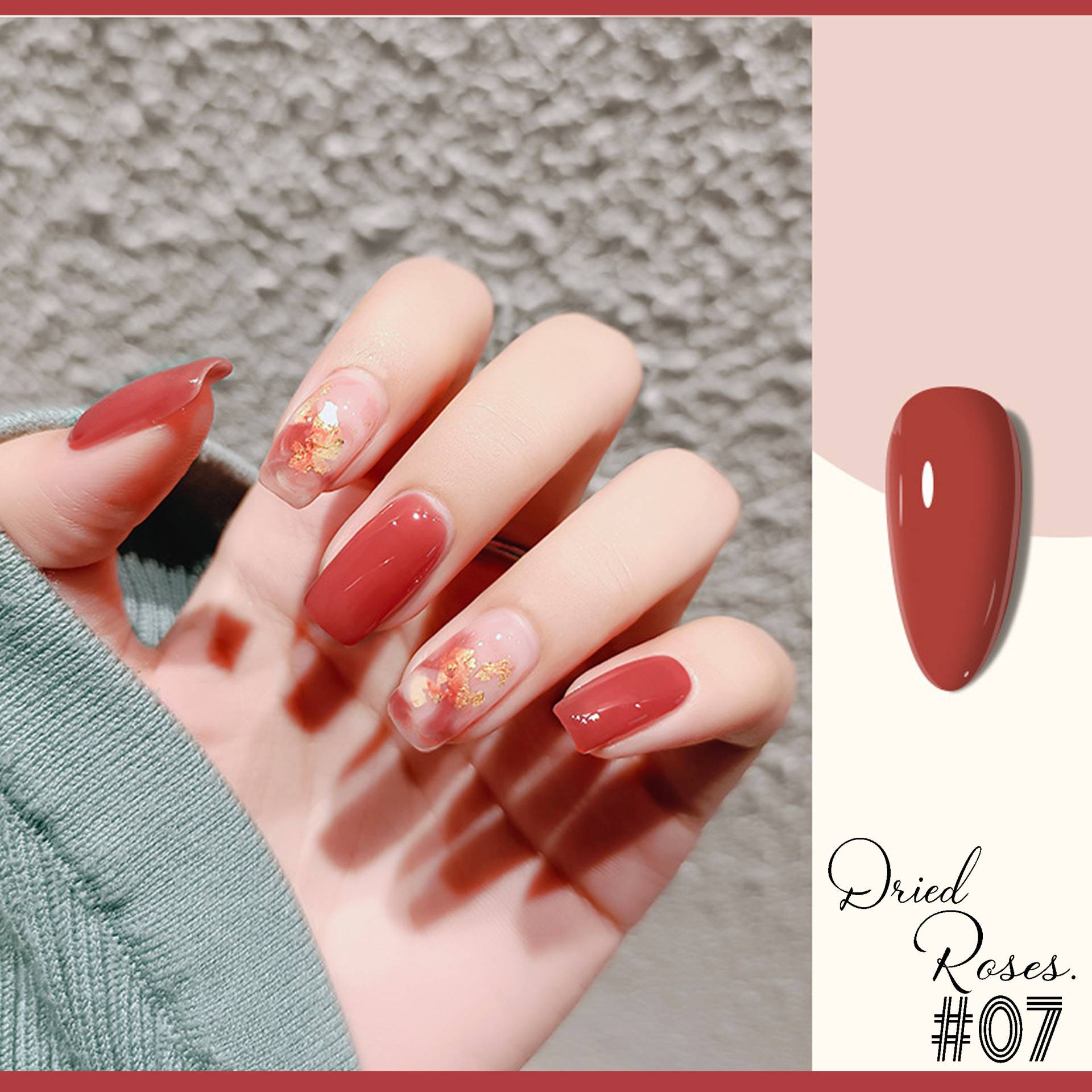 Fiery Rose Gel Nagellack 8Ml | Soak Off Uv/Led Gel-Nagellack Aus "Getrocknete Rosen Set #07" Fiery Rose Gel Nagellack 8Ml | Soak Off Uv/Led Gel-Nagellack Aus "Getrocknete Rosen Set #07" von Etsy - NailQueenNYC