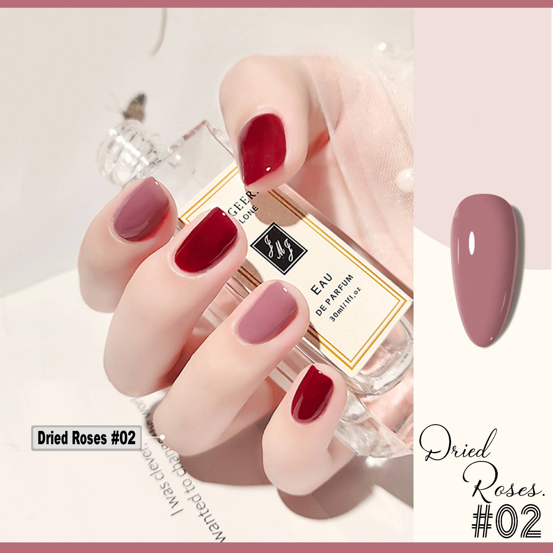 Mauve Pink Gel Nagellack 8Ml | Soak Off Uv/Led Gel-Nagellack Aus "Dried Roses Set #02" Mauve Pink Gel Nagellack 8Ml | Soak Off Uv/Led Gel-Nagellack Aus "Dried Roses Set #02" von Etsy - NailQueenNYC