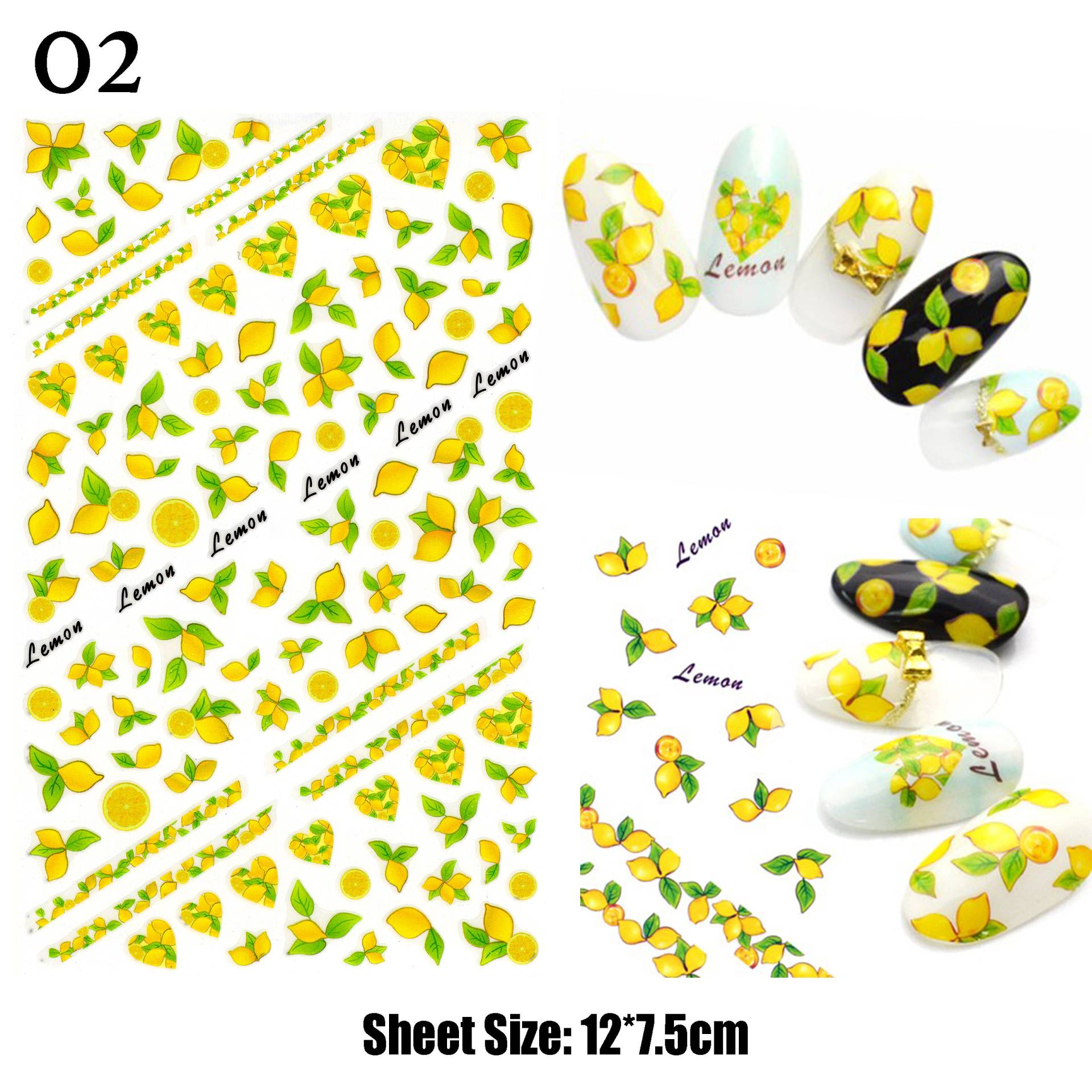 Santorini Lemon Tree Nail Art Sticker | Sommer Zitrusfrucht Tropical Squeeze Selbstklebende 3D Nagel Abziehbilder/Nagel Wraps Hohe Qualität Santorini Lemon Tree Nail Art Sticker | Sommer Zitrusfrucht Tropical Squeeze Selbstklebende 3D Nagel Abziehbilder/Nagel Wraps Hohe Qualität von Etsy - NailQueenNYC