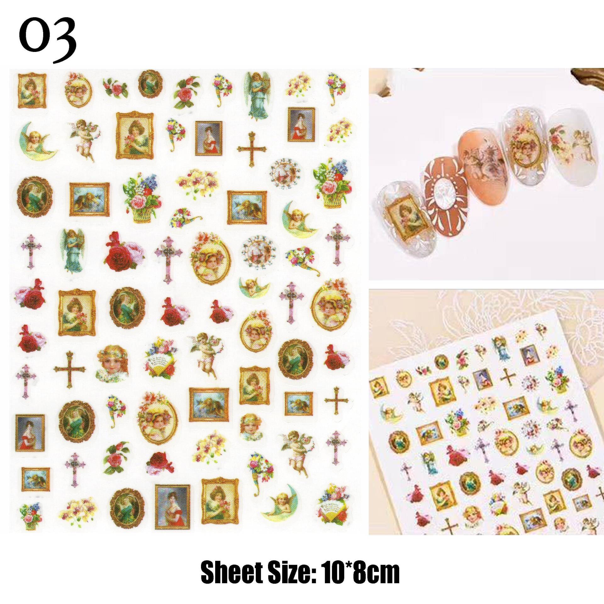 Vintage Ölfarbe Engel Retro Renaissance Nail Art Aufkleber | Selbstklebende Hochwertige Ultradünne Nagelabziehbilder Für Diy Press On Vintage Ölfarbe Engel Retro Renaissance Nail Art Aufkleber | Selbstklebende Hochwertige Ultradünne Nagelabziehbilder Für Diy Press On von Etsy - NailQueenNYC